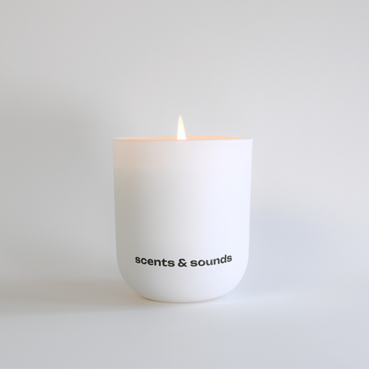 Power Down - 8 oz Candle with Calming Music for Relaxation